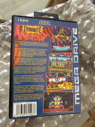 Dynamite Headdy Sega Mega Drive PAL Completo