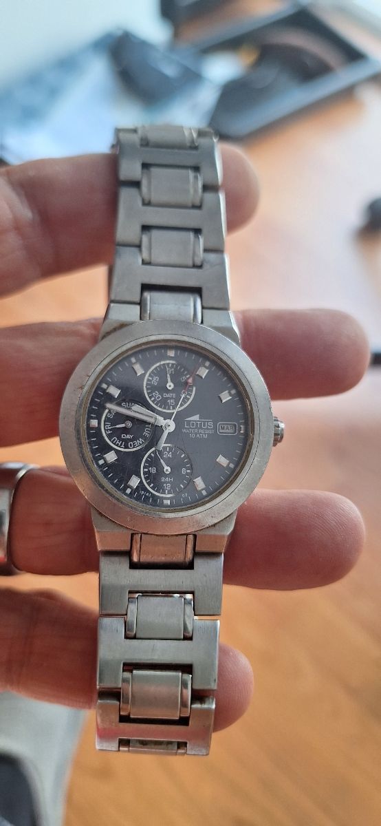 Reloj Lotus cronografo acero
