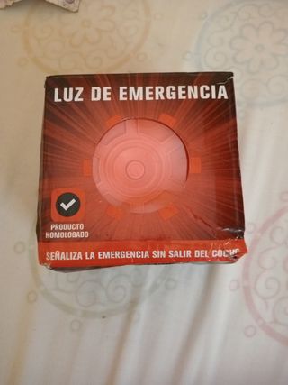 Luz emergencia coche