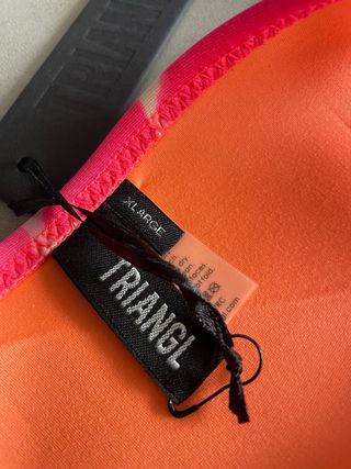 Bikini Triangl nuevo: turquesa y rosa