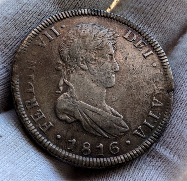 8 Reales 1816 Fernando VII Guatemala