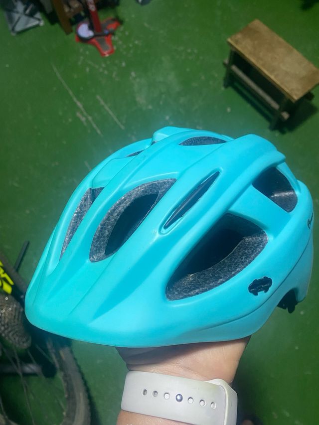 Casco bici niño Prowen turquesa