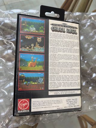 Chuck Rock Sega Genesis NTSC USA Completo
