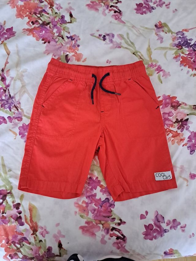 Shorts niño 4-6 años - rojos