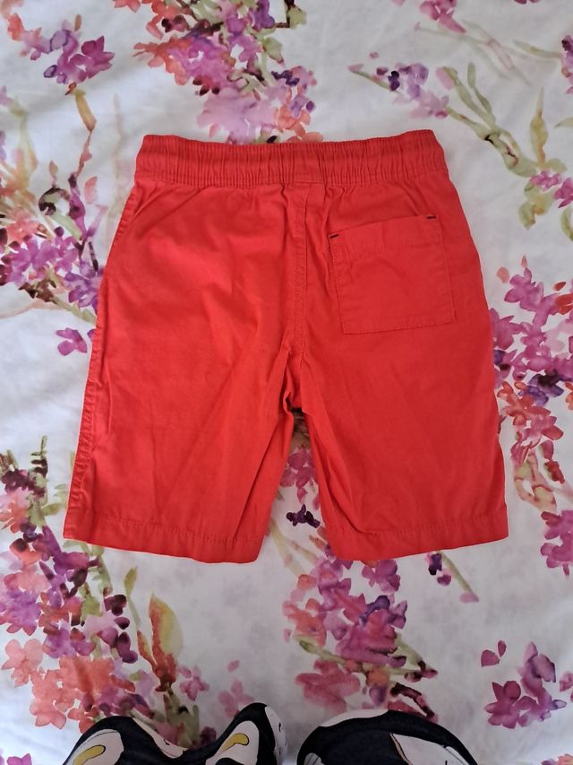 Shorts niño 4-6 años - rojos