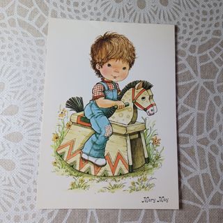 10 Postales Mary May, Ilustraciones Infantiles