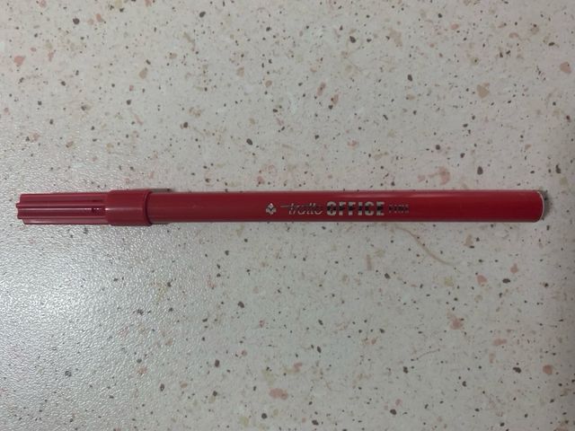 Tratto Office Fine - Pennarelli Rosso - 12pz