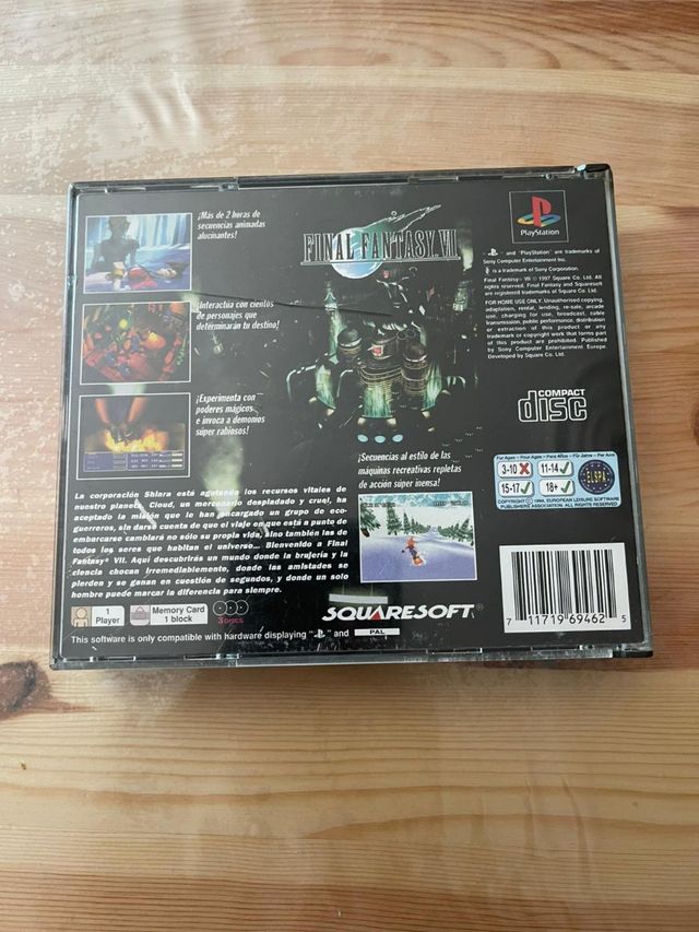 Final Fantasy VII PS1 PAL ES