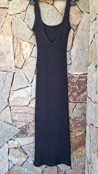 Vestito Zara nero midi tg S