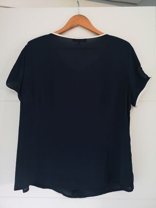 Blusa azul marino talla 54 