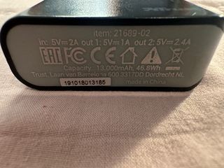 Power Bank Trust 13000mAh + Cavo Lightning