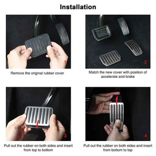 Pedaliera Sportiva Auto (Nero)