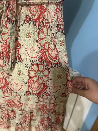 Vestido tirantes verano - Rojo Beige