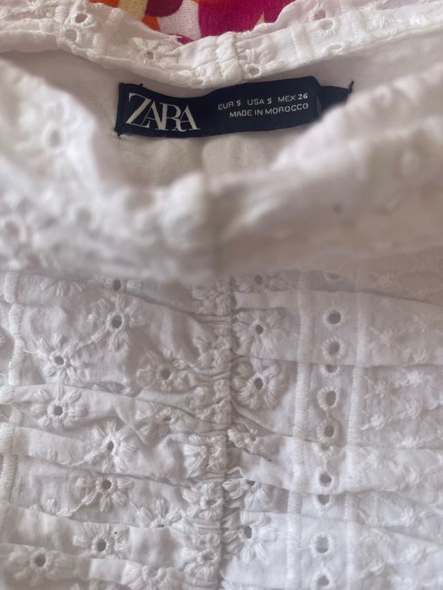 Minifalda blanca Zara