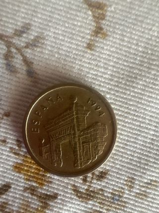 monedas 5 Pesetas España 1994