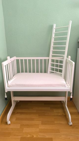 Minicuna colecho Interbaby + colchón viscoelástico