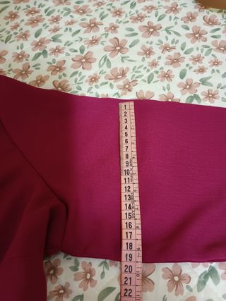 Blusa Vintage frambuesa manga larga 