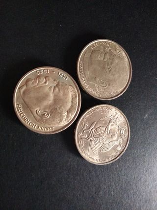 Monedas plata Alemania Varios años.