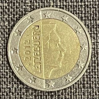 Moneda 2€ Luxemburgo 2012
