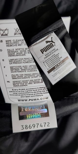 Borsa Ferrari Puma rossa