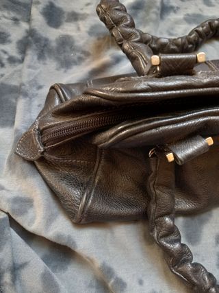 Bolso negro piel