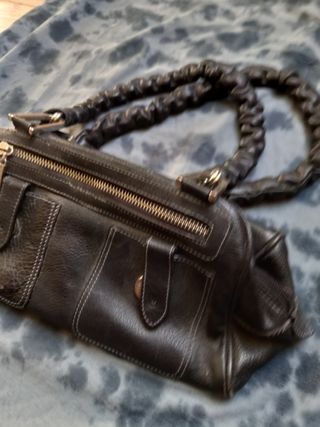 Bolso negro piel