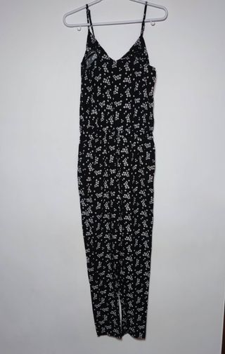 Mono negro floral