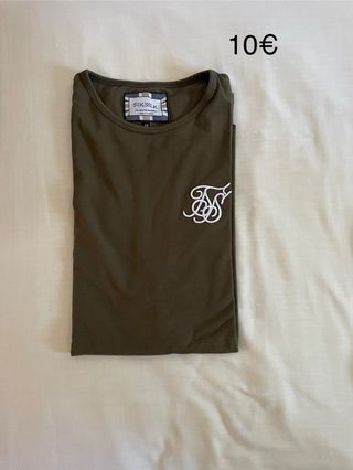 Camiseta SikSilk XS Verde Oliva