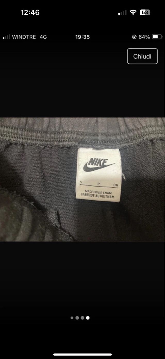 Tuta Nike vintage nera