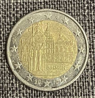 Moneda 2€ Bremen 2010