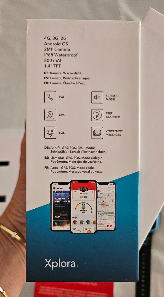 X5 Play Smartwatch GPS - Azul y Negro