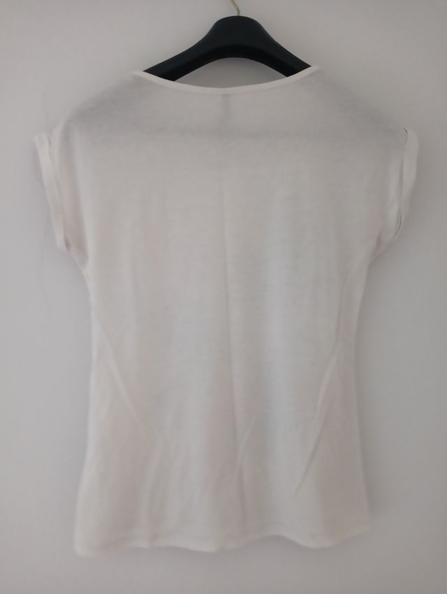 Camiseta estampada flores-leopardo