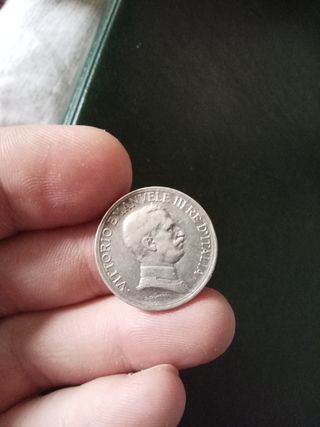 1 Lira 1917 Argento Italia regno ve3