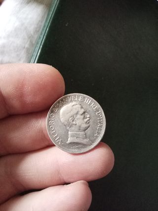 1 Lira 1917 Argento Italia regno ve3