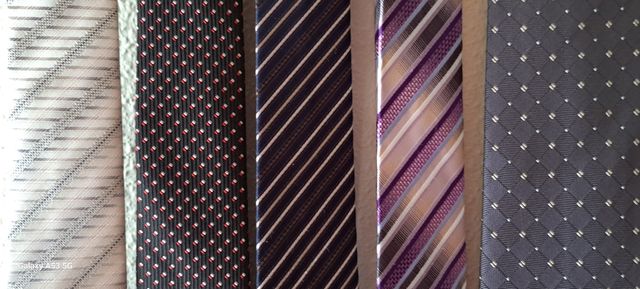 5 Corbatas Vannotensa - Gris y Morado