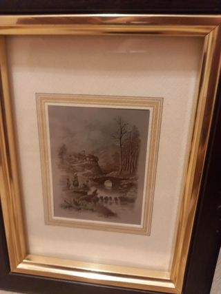 Quadretti vintage - Litografia metallo