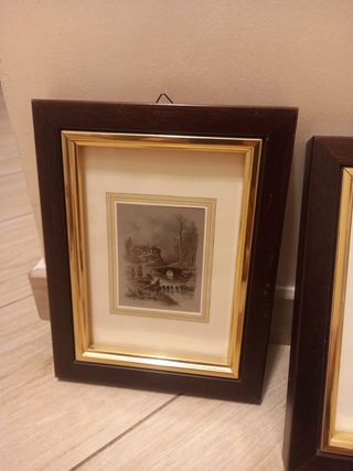 Quadretti vintage - Litografia metallo