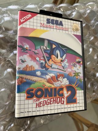 Sonic 2 Sega Master System PAL Completo Clasico