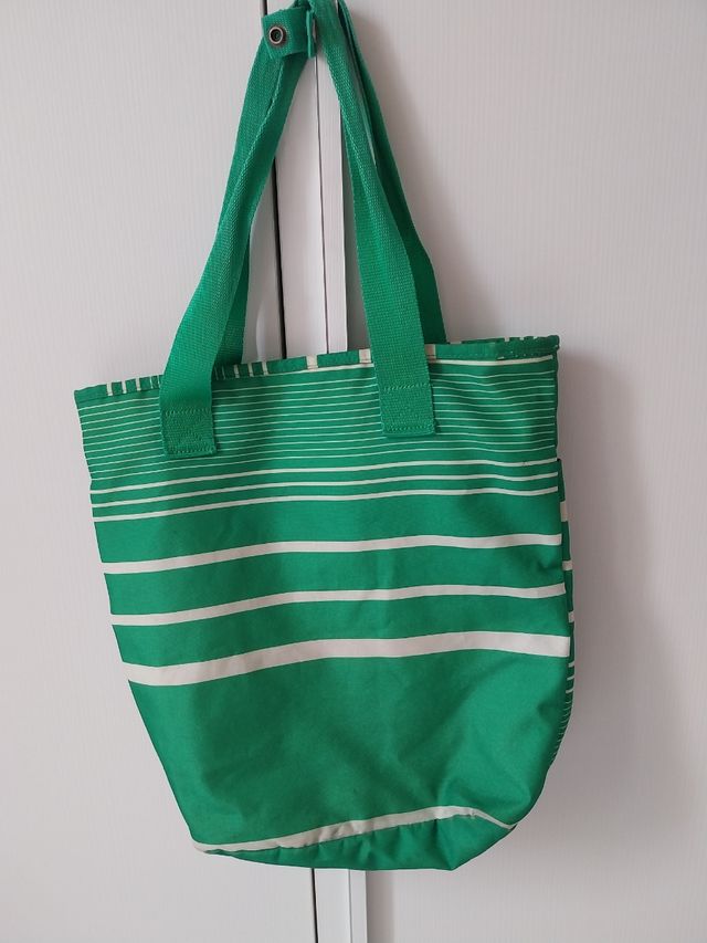 Eastpak - Borsa sportiva verde a righe