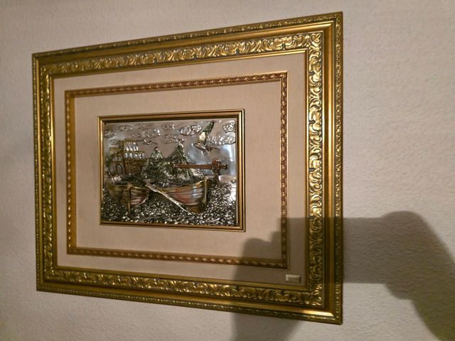 2 Cuadros niño pájaro antiguos el precio es por to