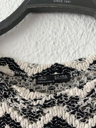 Vestido Pull&Bear-Negro y Blanco