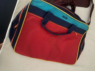 Maletín rojo y azul - Escolar