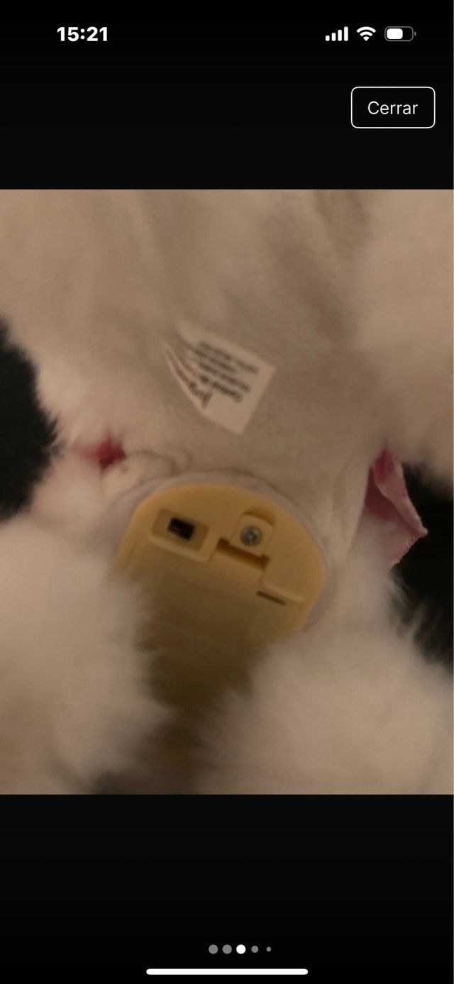 Perrita de peluche andadora y ladradora