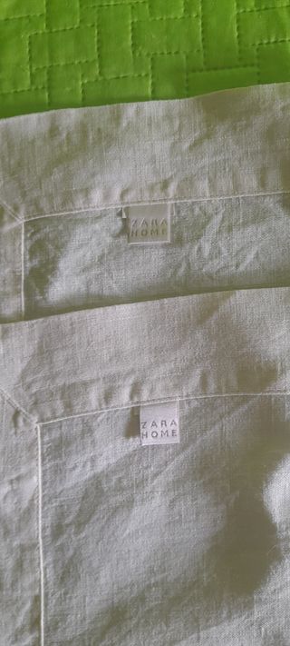 2 Tovagliette lino Zara Home - bianche