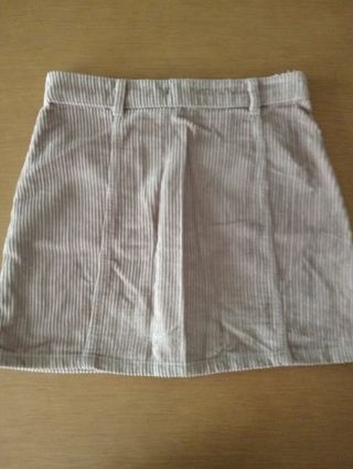 Mini Falda pana beige Pull&Bear