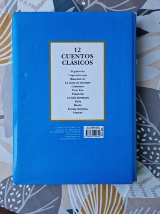 12 cuentos clásicos libro infantil