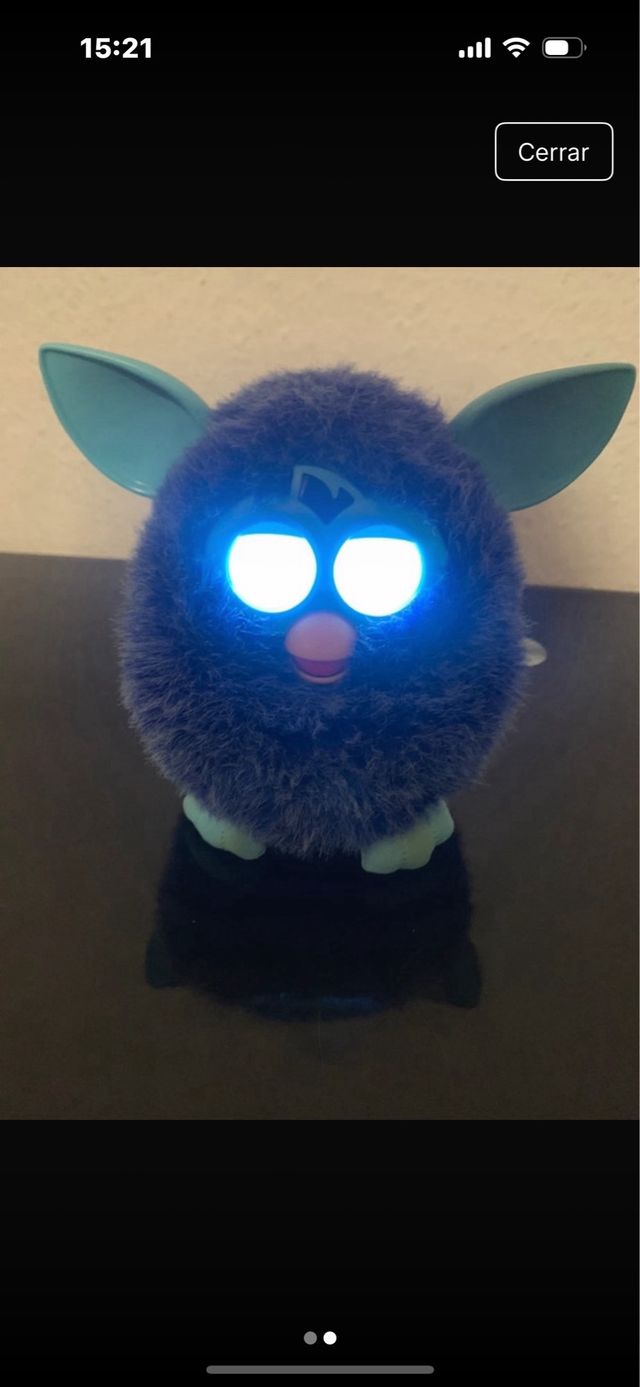 Furby morado,funciona perfectamente