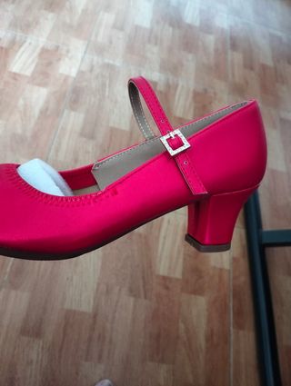 Zapatos baile salón rojos