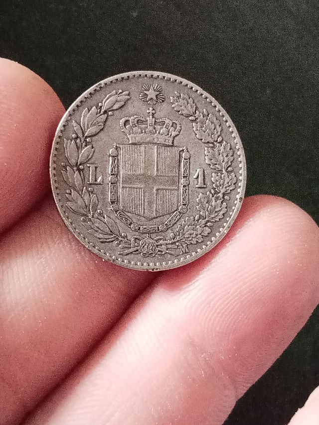 1 Lira Italia 1887 Regno d'Italia Milano