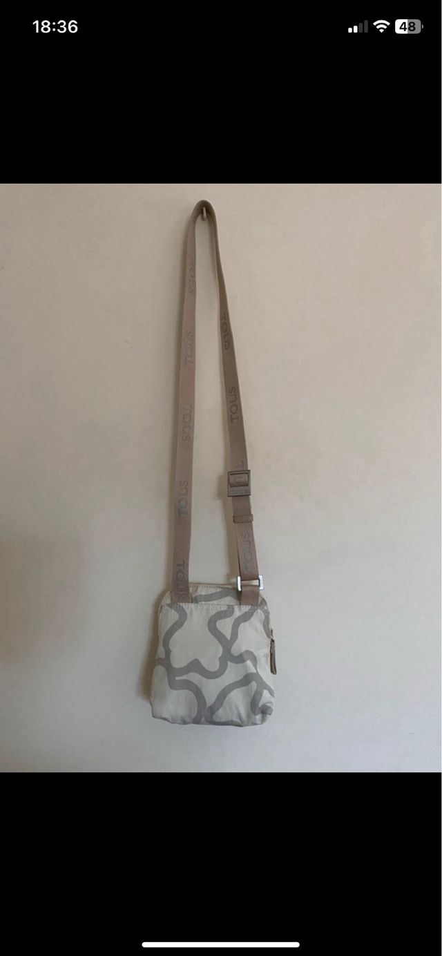 Bolso Tous beige y gris